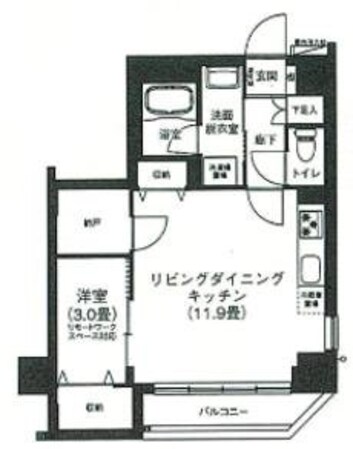 アイルプレミアム押上ノルドの物件間取画像